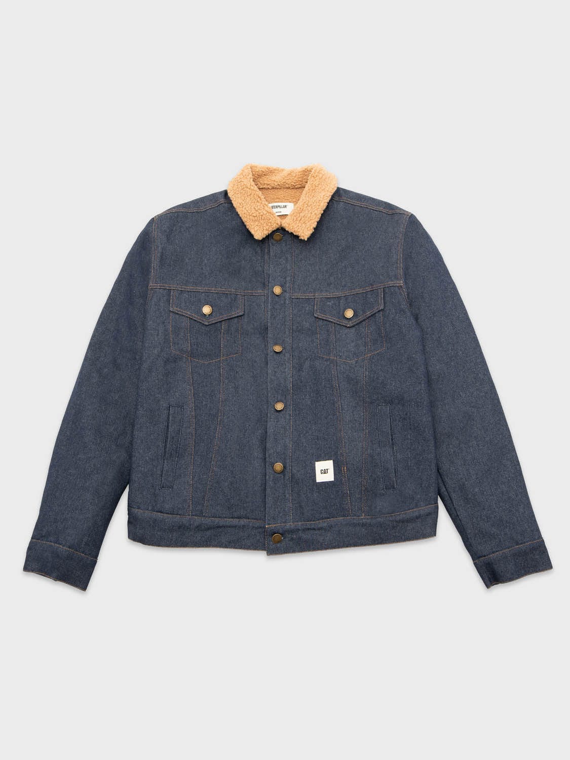 Caterpillar denim outlet jacket