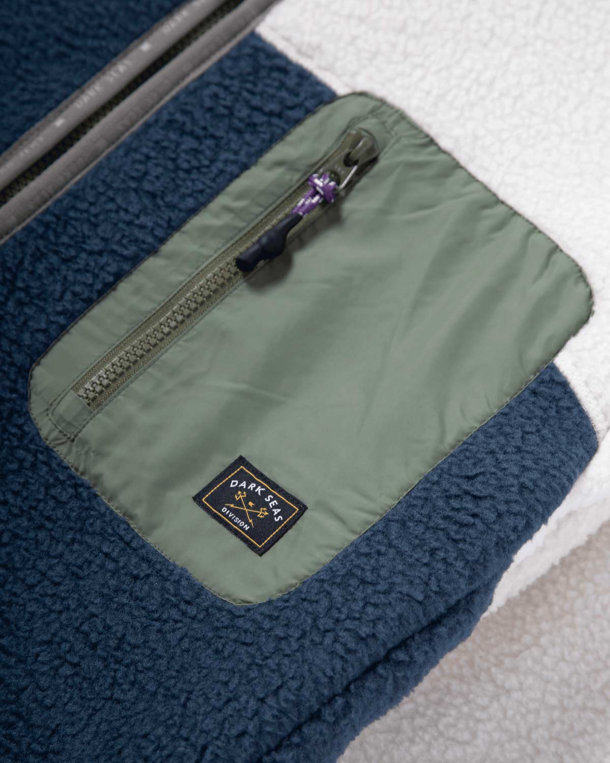 dark seas giacche Aliso Sherpa Custom Fleece