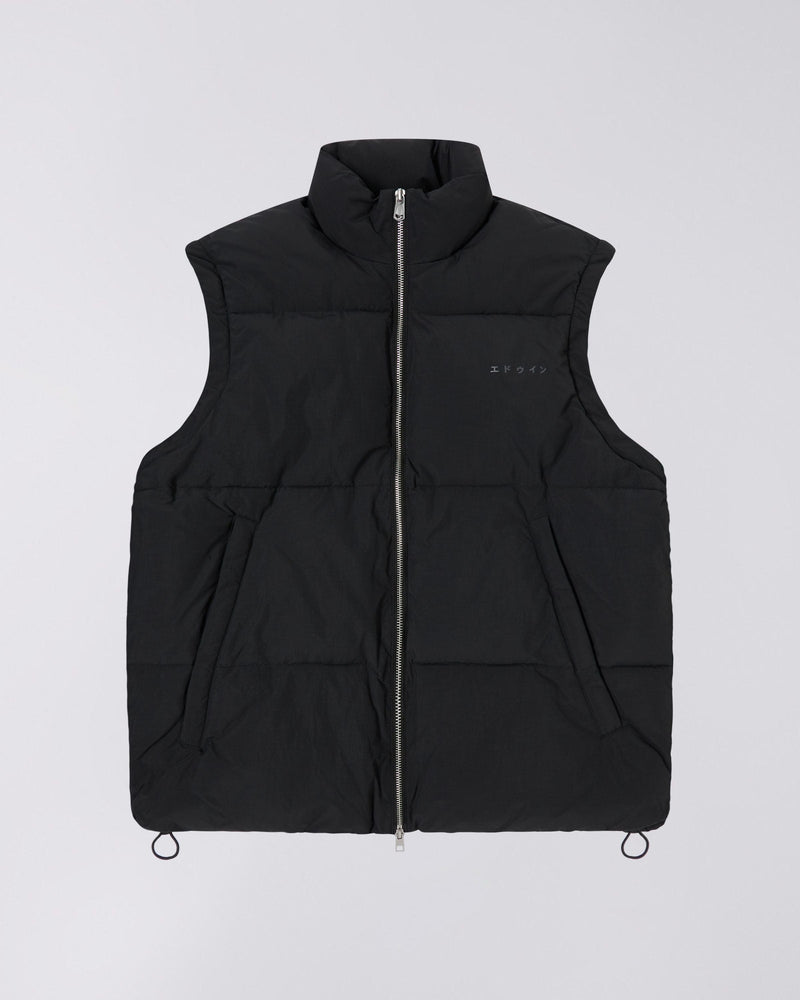 edwin giacche DETACHABLE SLEEVES PUFFER