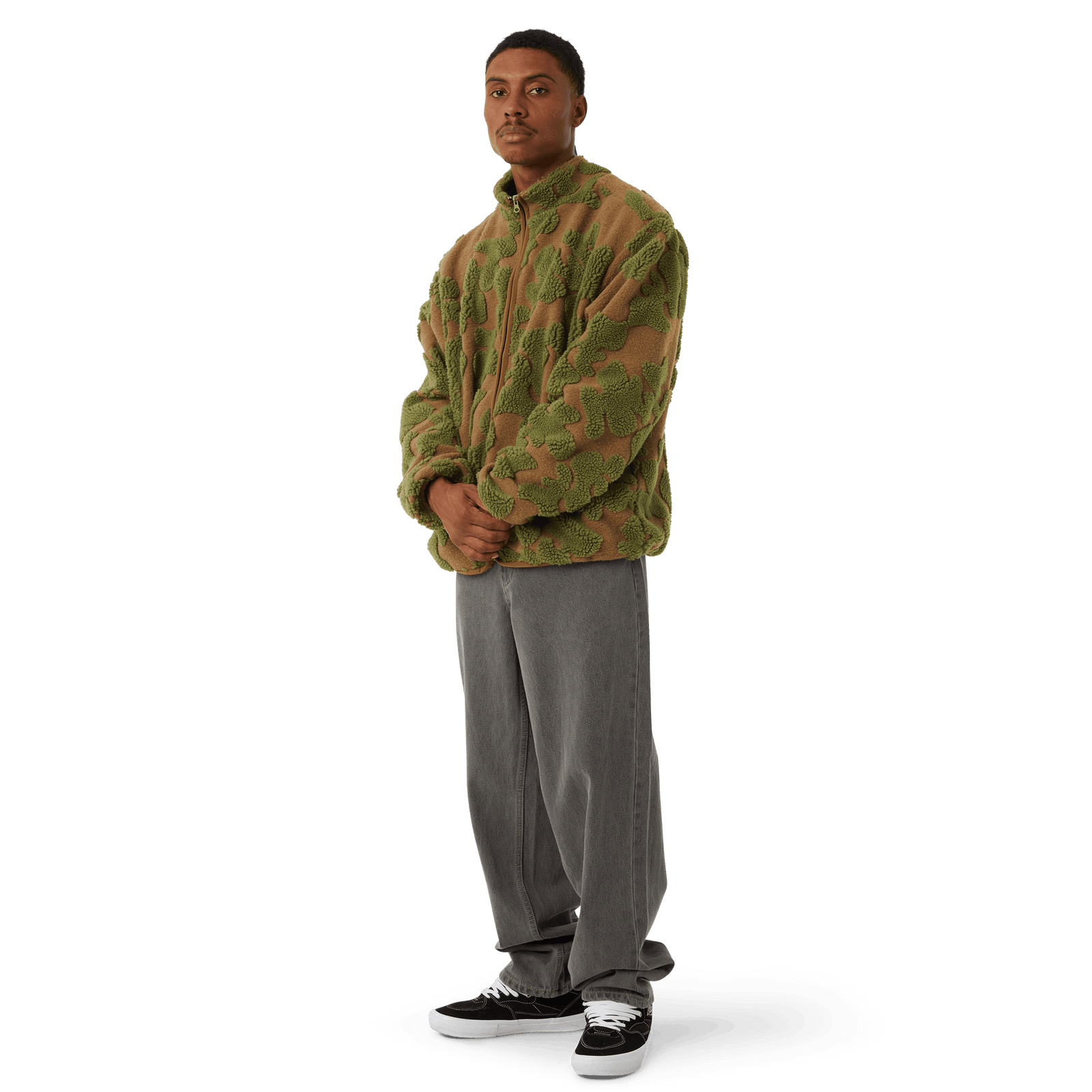 huf giacche Abstract High Pile Jacquard