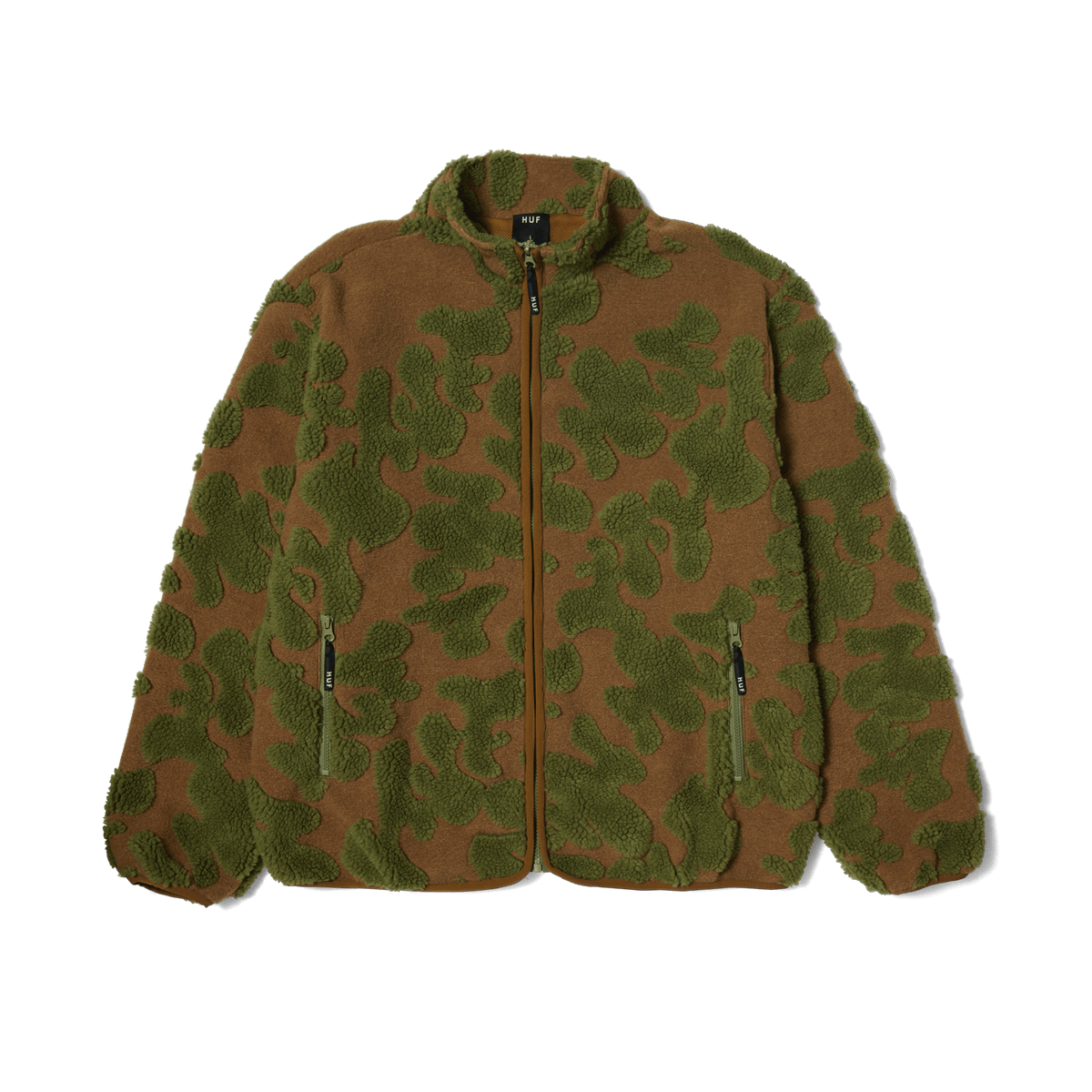 huf giacche Abstract High Pile Jacquard