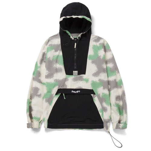 giacche huf COMMANDER CAMO ANORAK JACKET - CAMO