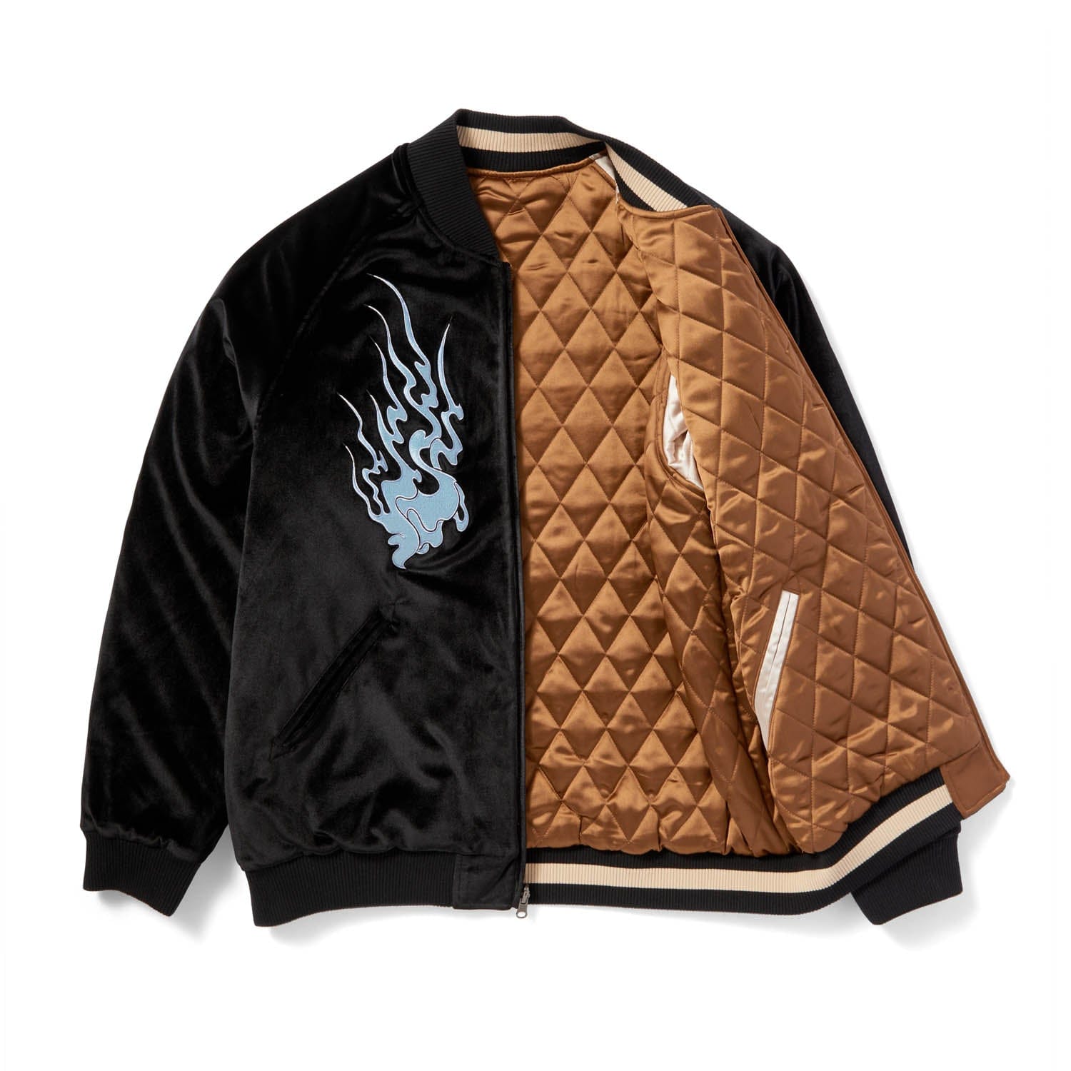 Huf DESTRUCTIVE SKAJYAN JACKET 見品 M Huf | giacche DESTRUCTIVE SKAJYAN JACKET