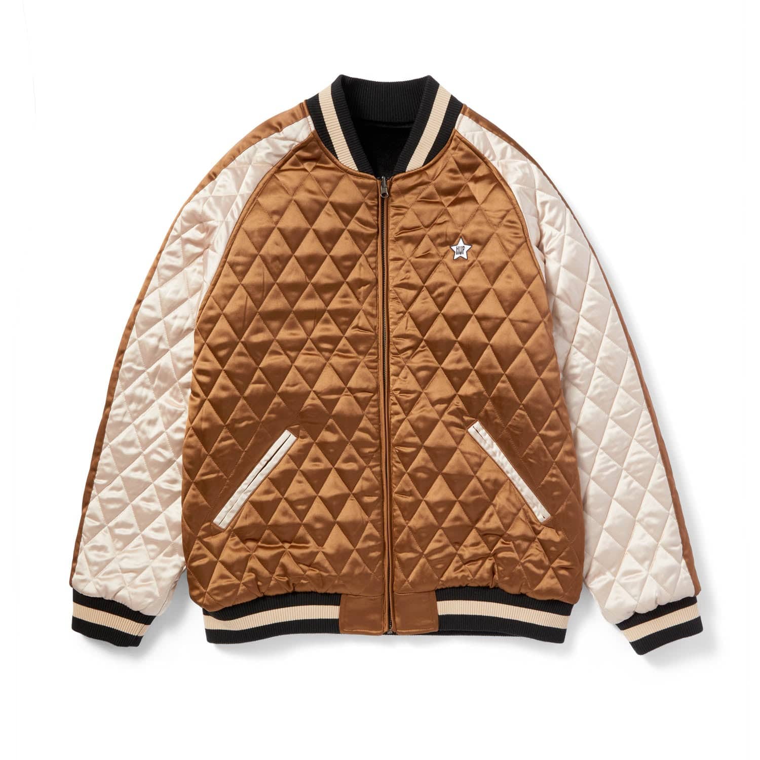 Huf DESTRUCTIVE SKAJYAN JACKET 見品 M Huf | giacche DESTRUCTIVE SKAJYAN JACKET