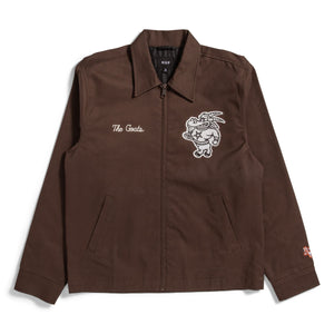 FIELD CREW JACKET - CHOCOLATE