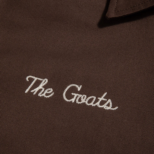 huf FIELD CREW JACKET - CHOCOLATE foto 4