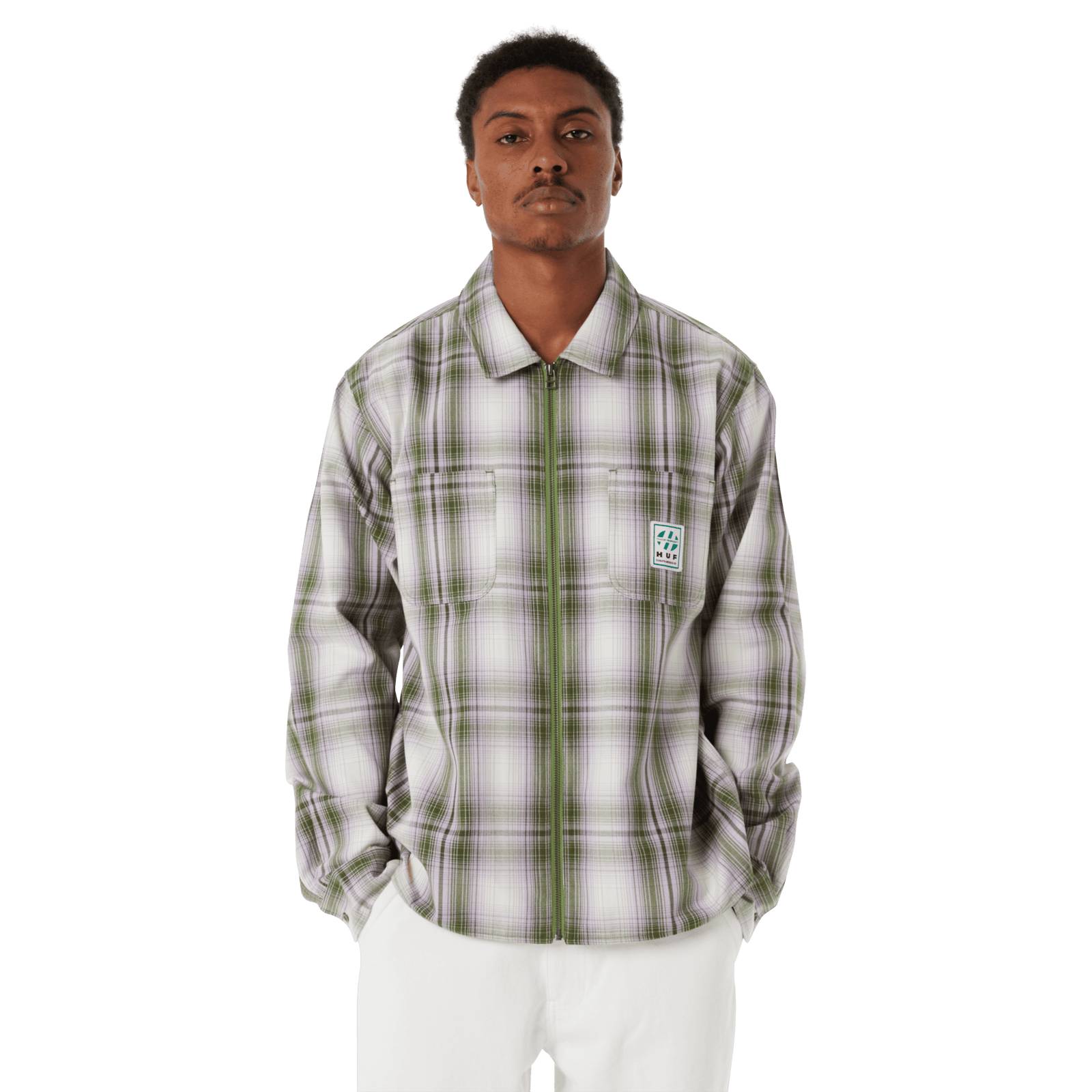 huf giacche Fillmore Plaid Shacket