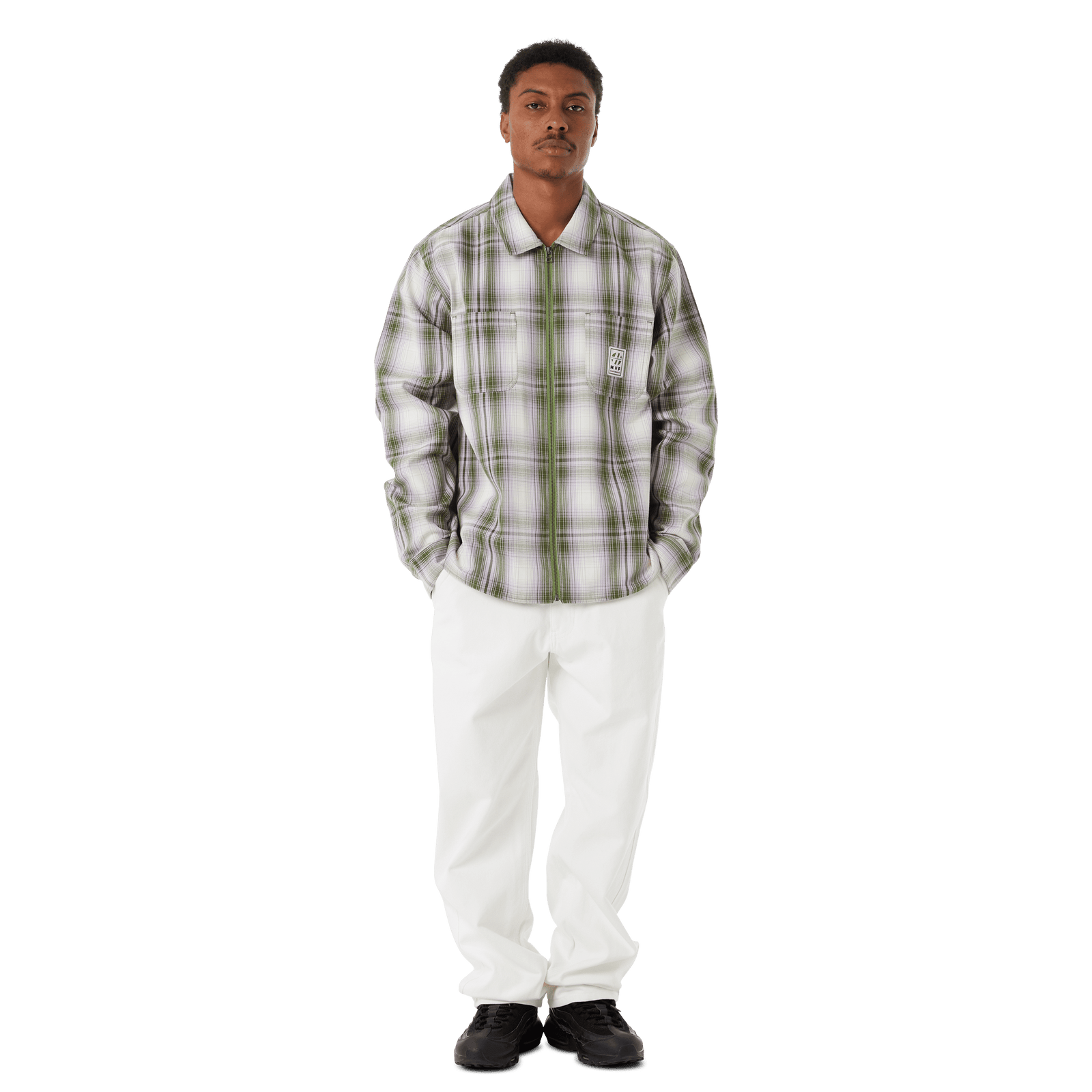 huf giacche Fillmore Plaid Shacket