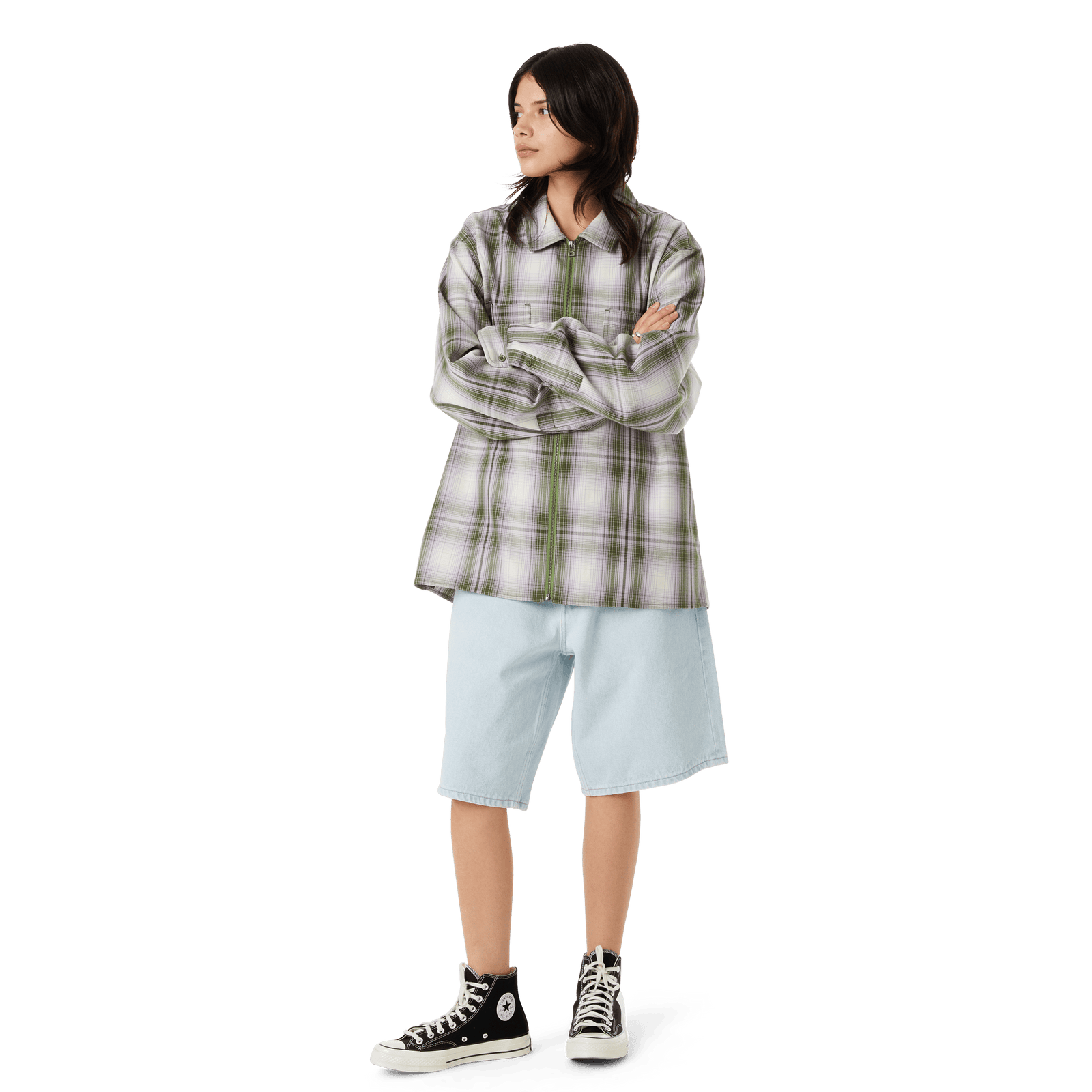 huf giacche Fillmore Plaid Shacket
