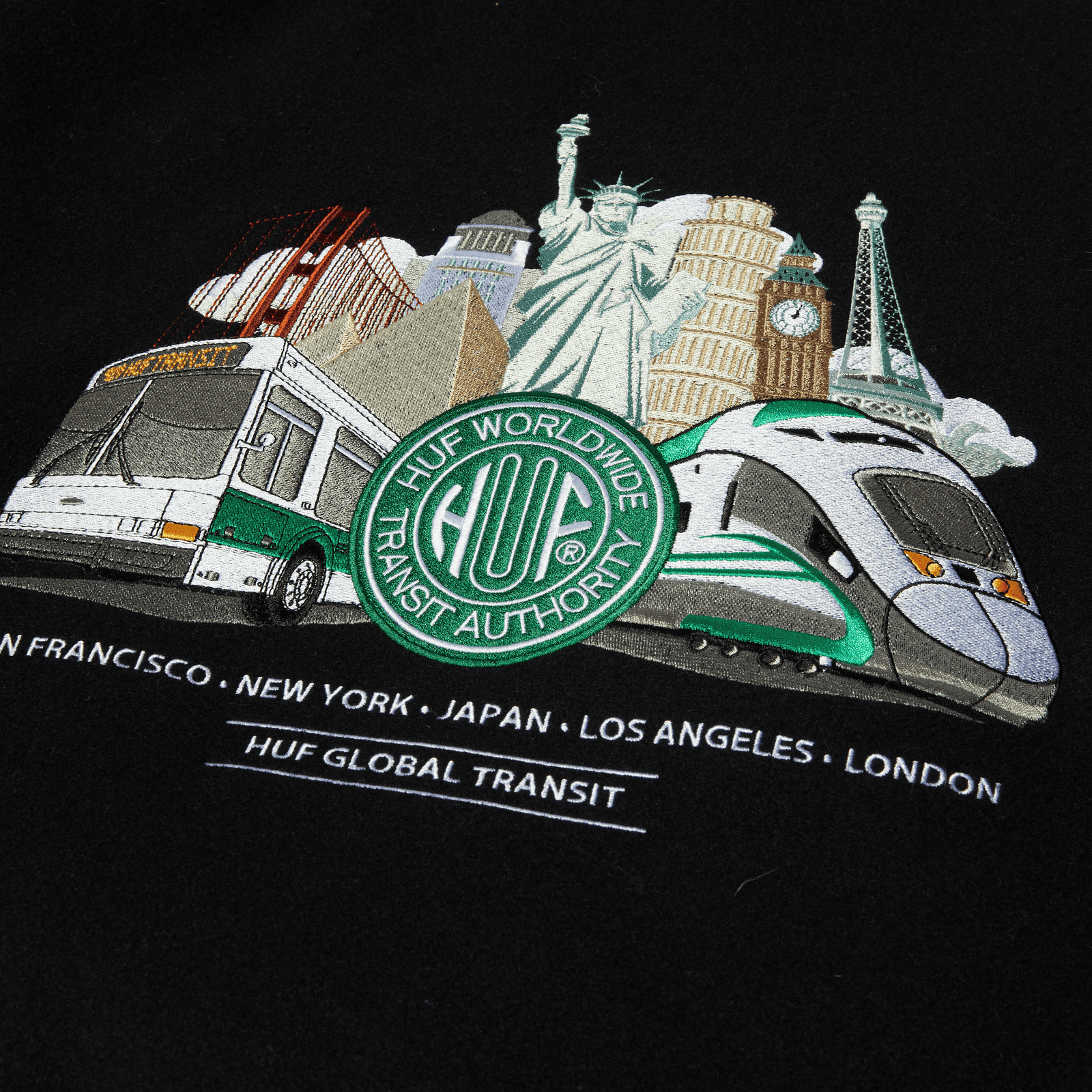 huf giacche Global Transit Varsity Jacket