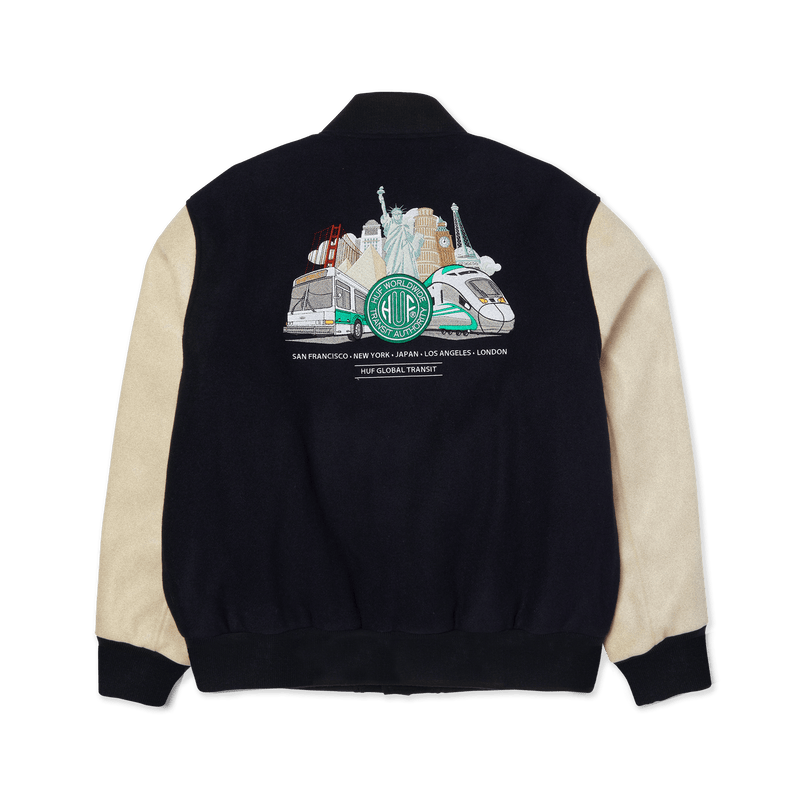 huf giacche Global Transit Varsity Jacket