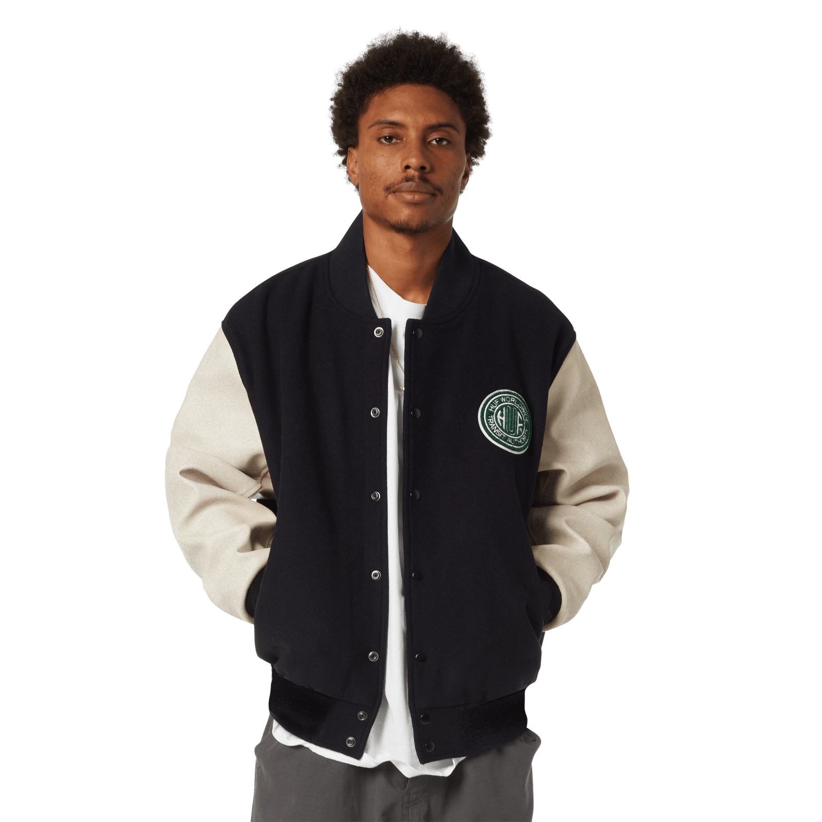 huf giacche Global Transit Varsity Jacket