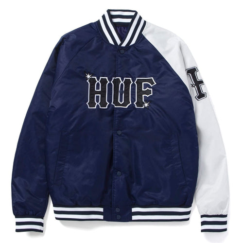 giacche huf HUF SATIN BASEBALL JACKET