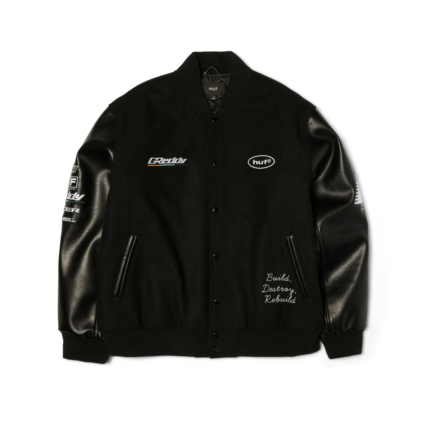 huf giacche Huf X Greddy Varsity Jacket