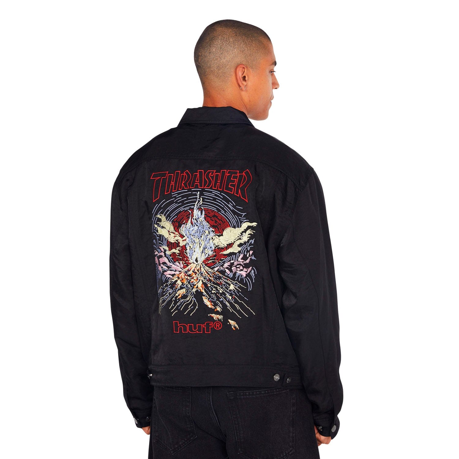 huf giacche Huf X Thrasher Trucker Jacket