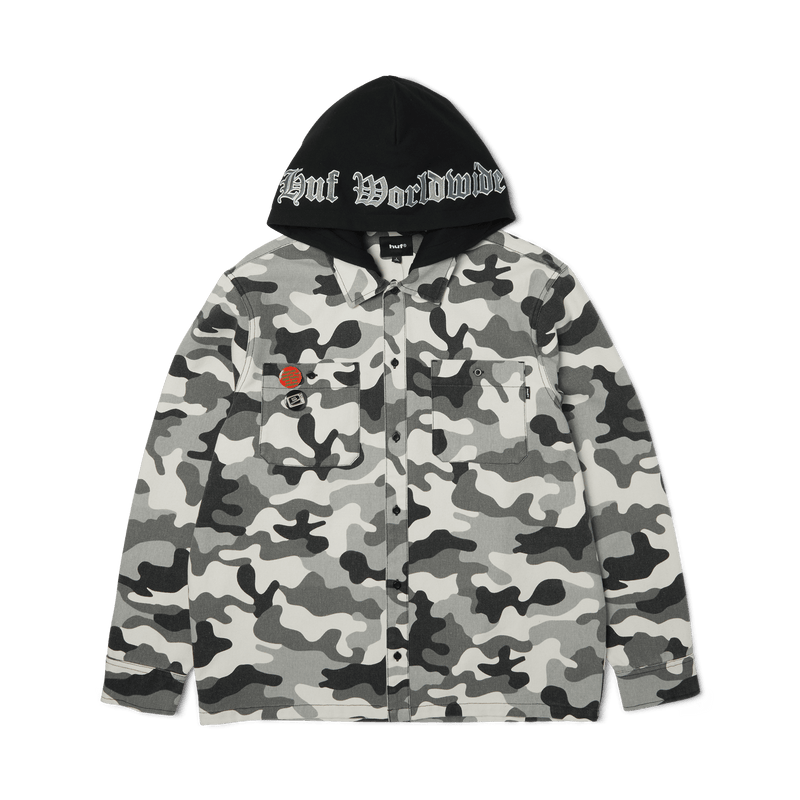 huf giacche Olympia Hooded Overshirt