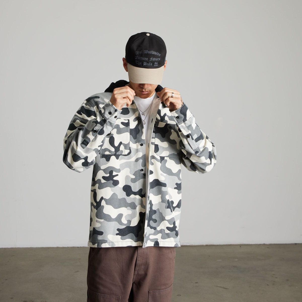 huf giacche Olympia Hooded Overshirt