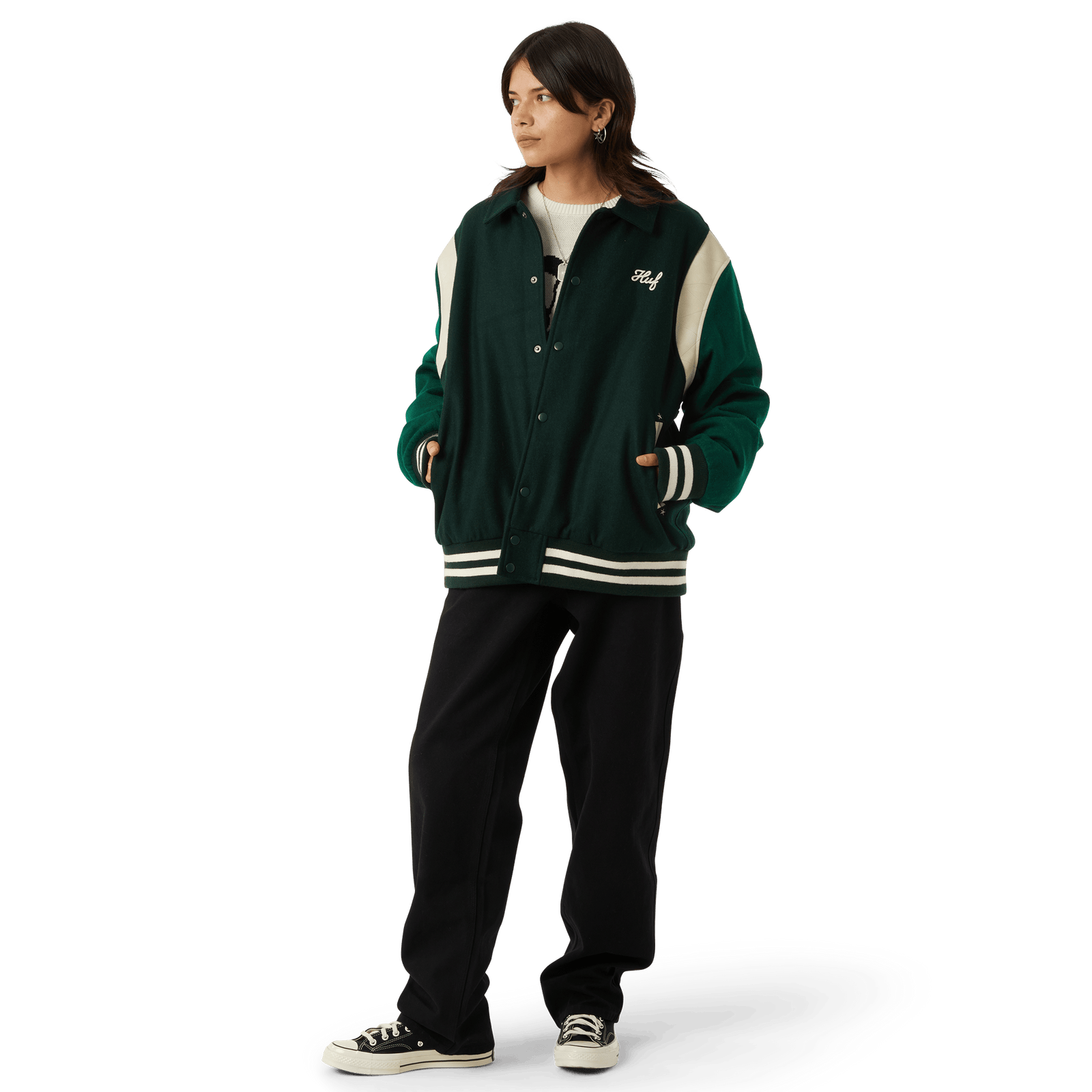 huf giacche Song Varsity Jacket