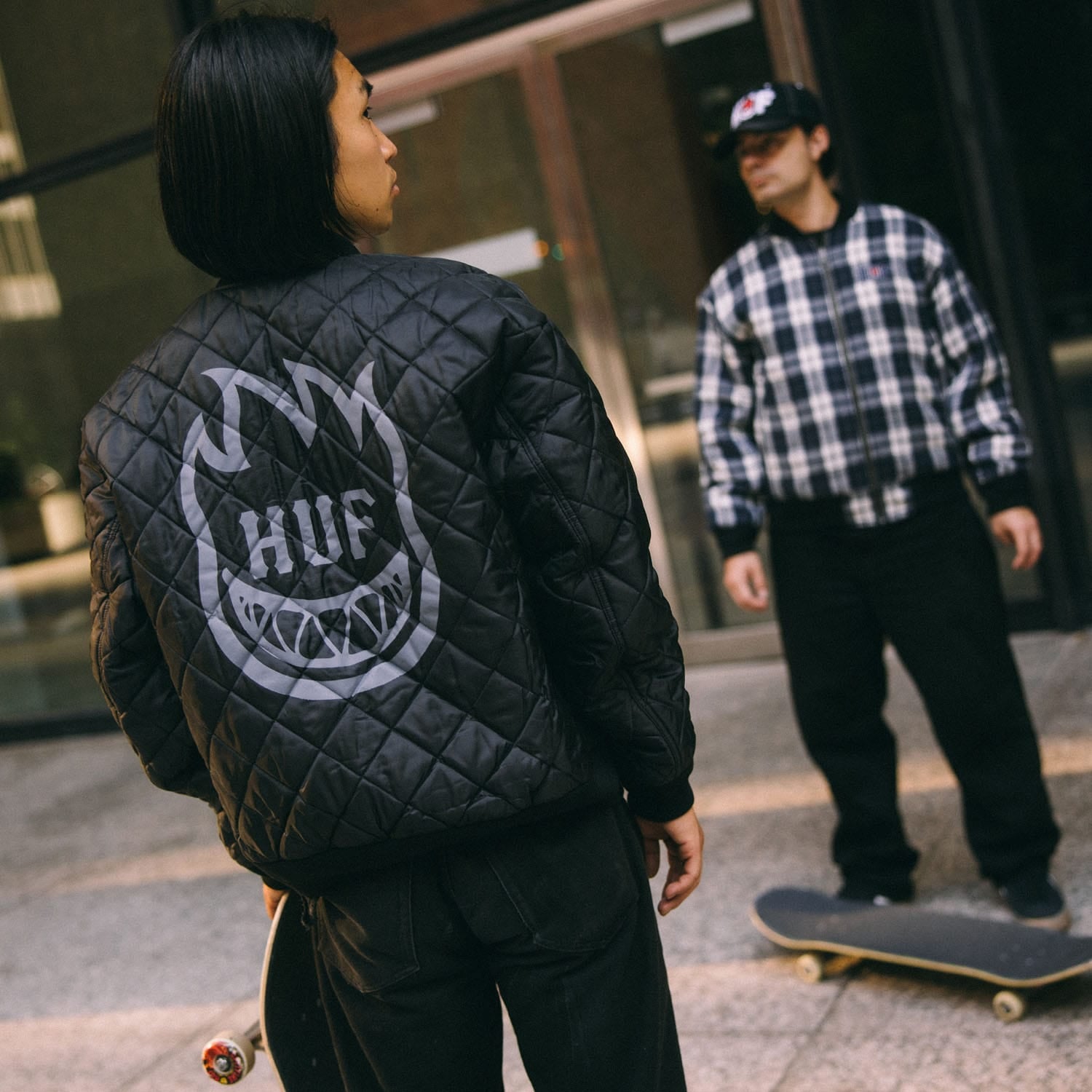 huf giacche Spitfire Reversible Plaid Jacket