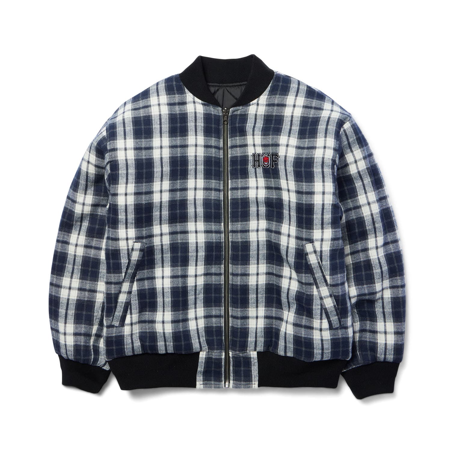 huf giacche Spitfire Reversible Plaid Jacket