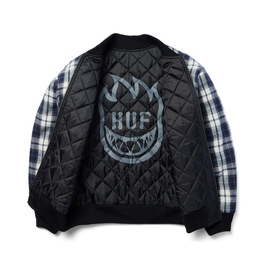 huf Spitfire Reversible Plaid Jacket foto 4