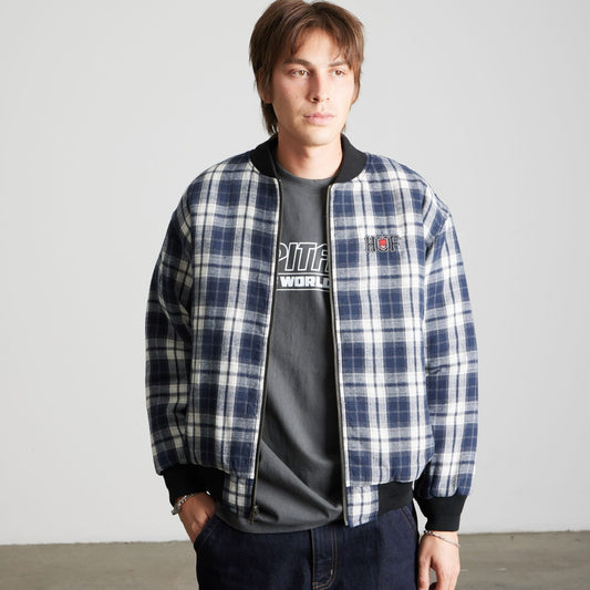 huf Spitfire Reversible Plaid Jacket foto 3