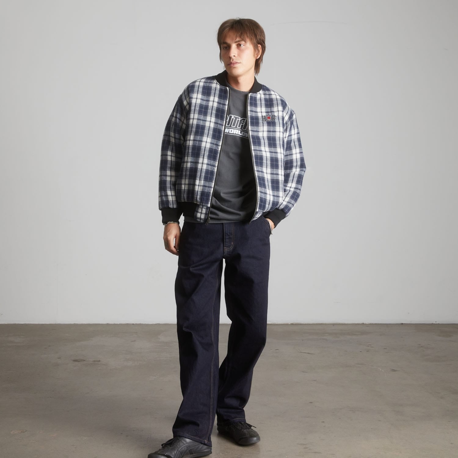 huf giacche Spitfire Reversible Plaid Jacket