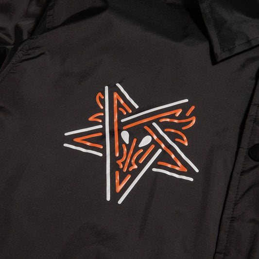 huf SPLIT COACHES JACKET - BLACK foto 4