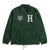 giacche huf SPLIT COACHES JACKET - FOREST GREEN