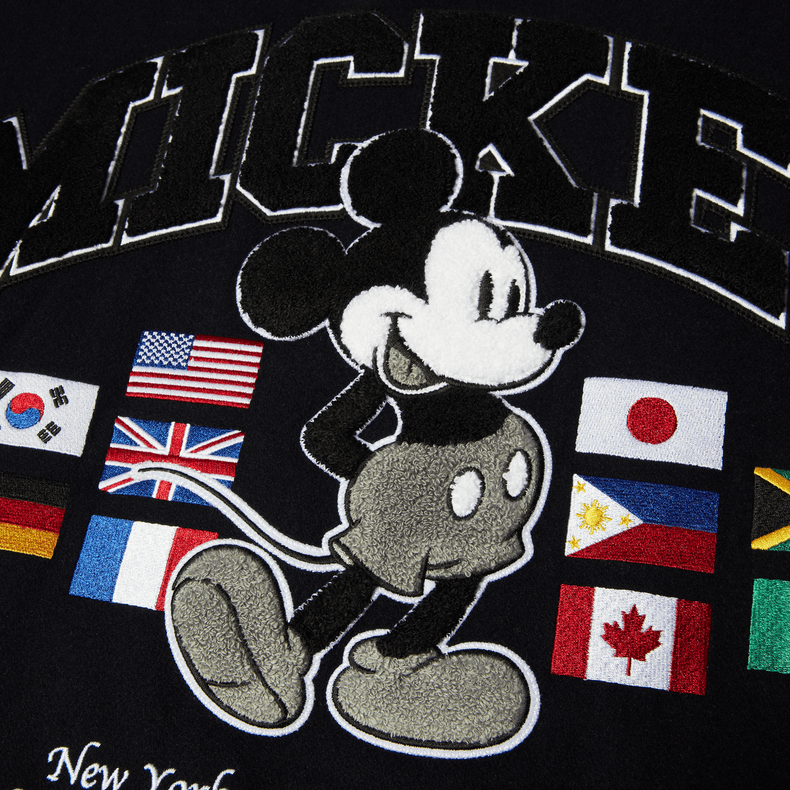 huf giacche Worldwide Tour Varsity Jacket