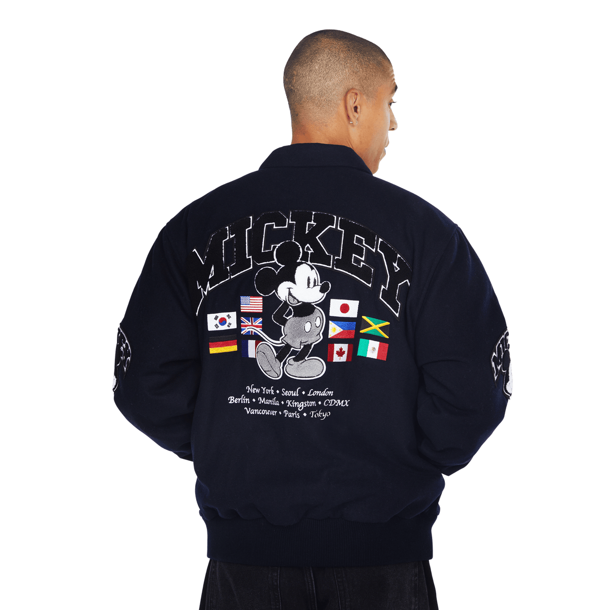 huf giacche Worldwide Tour Varsity Jacket