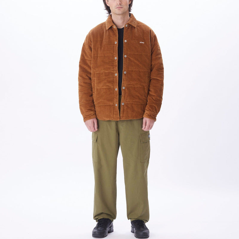 obey giacche GRAND CORD SHIRT JACKET