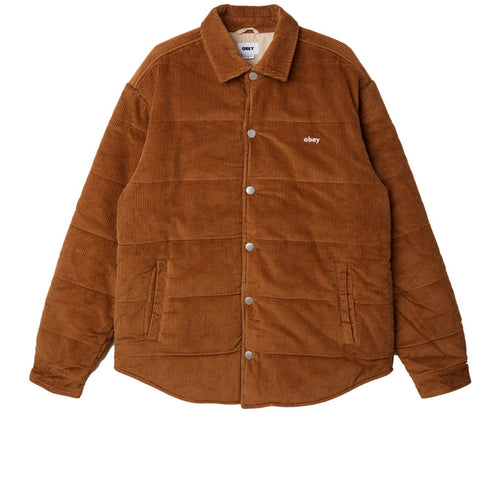 giacche obey GRAND CORD SHIRT JACKET