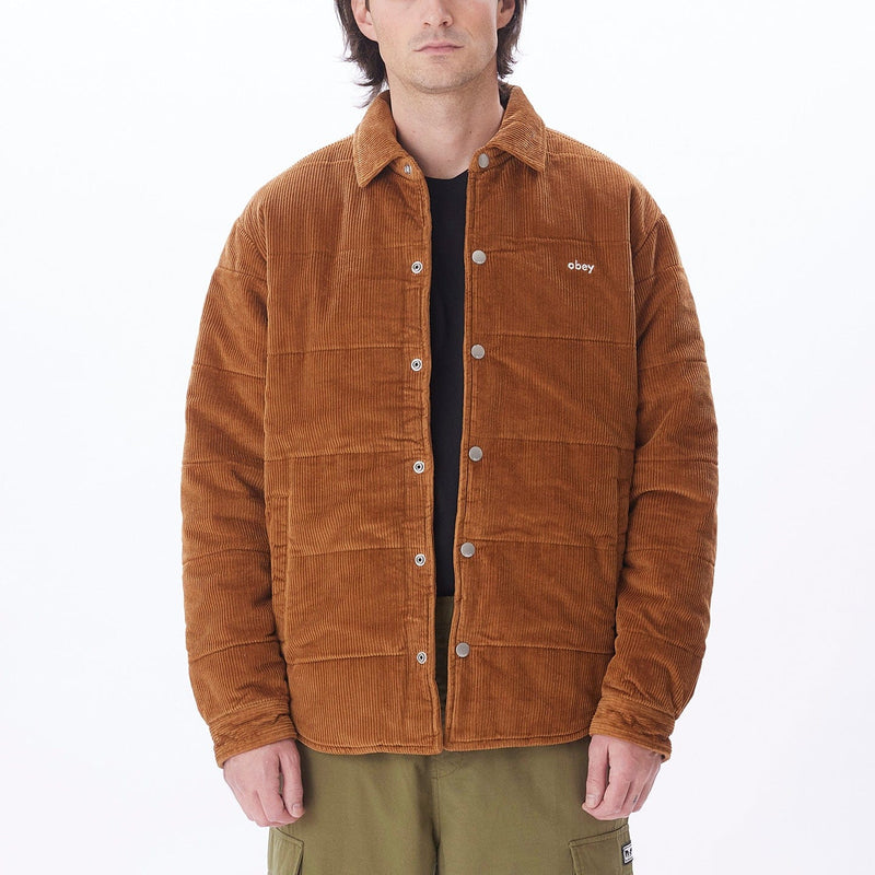 obey giacche GRAND CORD SHIRT JACKET