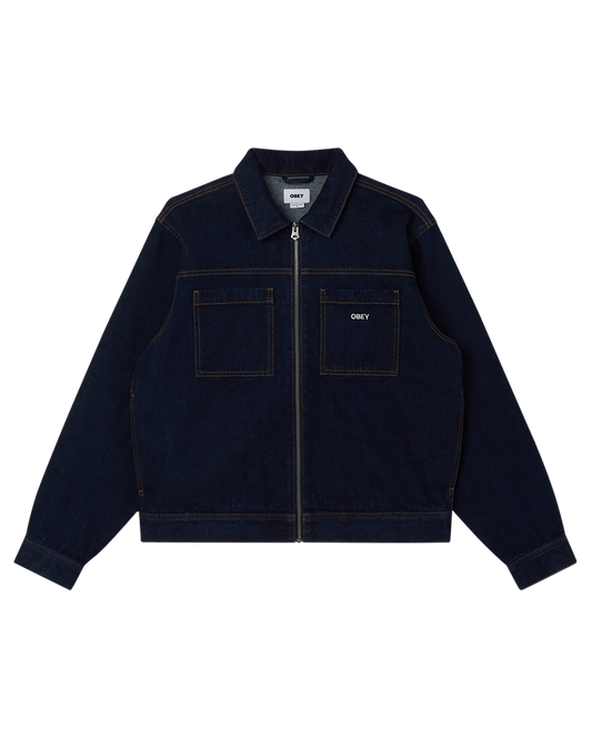 obey Icon Hardwork Zip Up Jacket foto 5