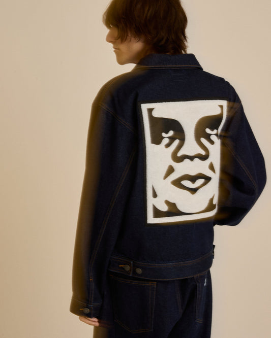 obey Icon Hardwork Zip Up Jacket foto 3