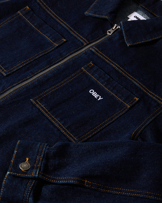 obey Icon Hardwork Zip Up Jacket foto 6