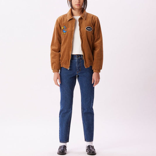 obey NOMAD CORDUROY JACKET - CATECHU WOOD foto 5