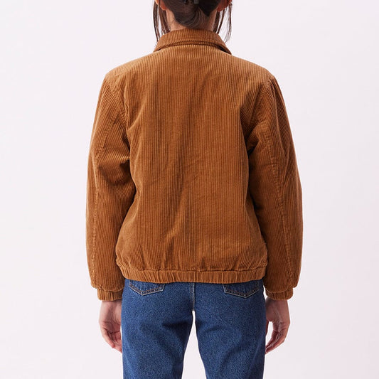 obey NOMAD CORDUROY JACKET - CATECHU WOOD foto 13