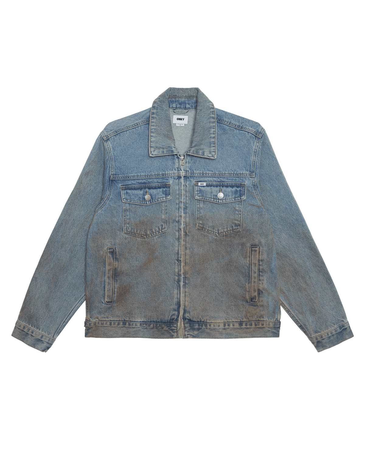 obey giacche Obey Base Trucker Jacket