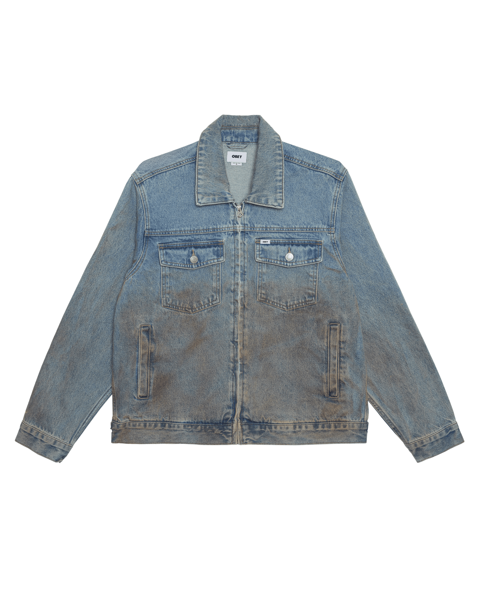 obey giacche Obey Base Trucker Jacket