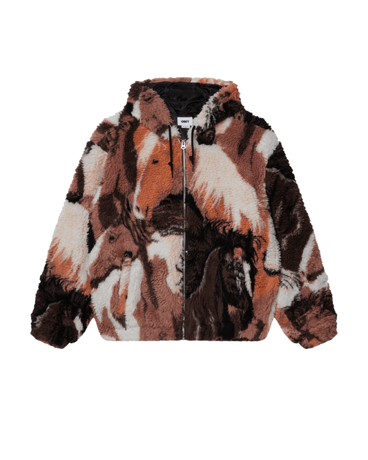 obey Obey Horses Sherpa Jacket foto 1