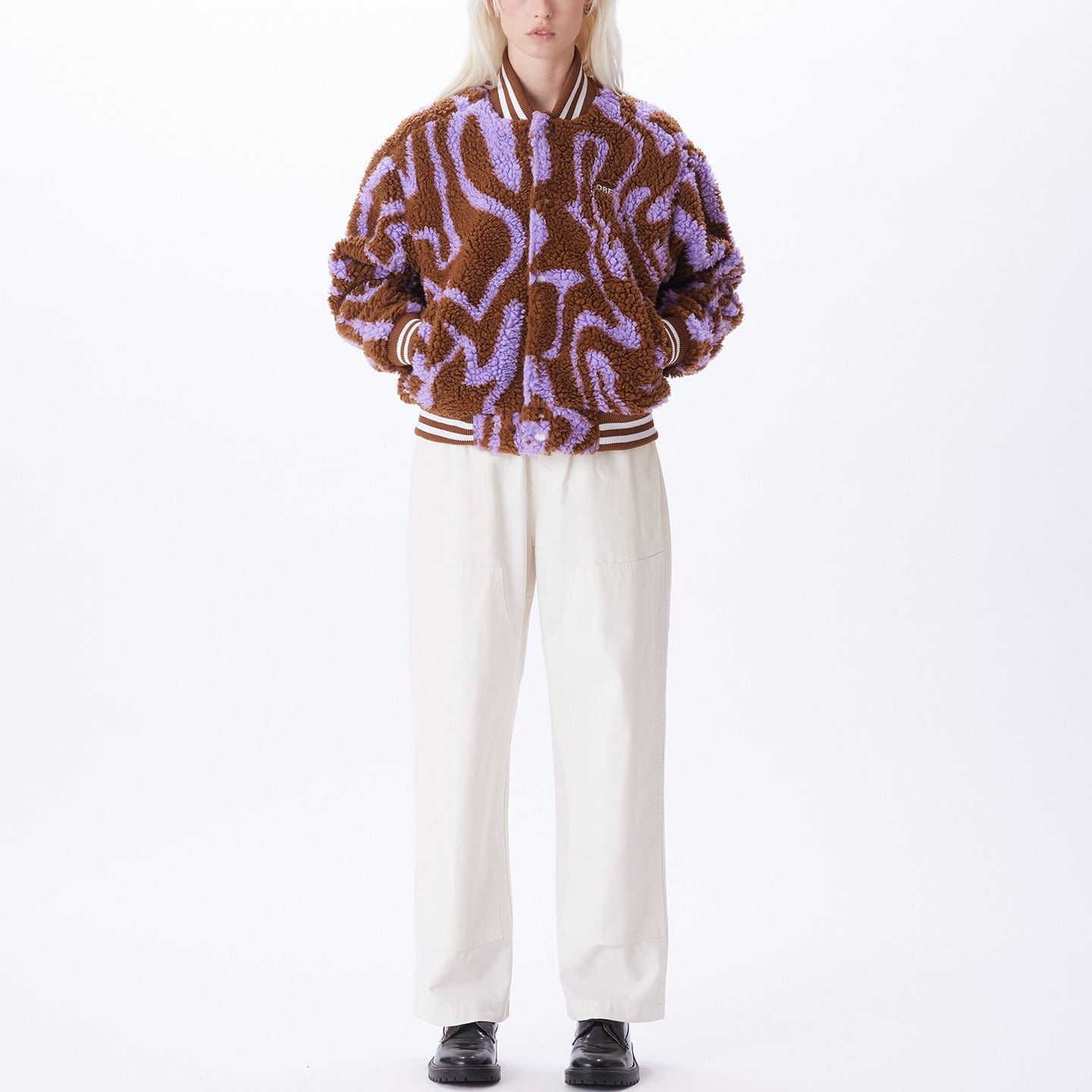 obey giacche OBEY MAZY VARSITY JACKET