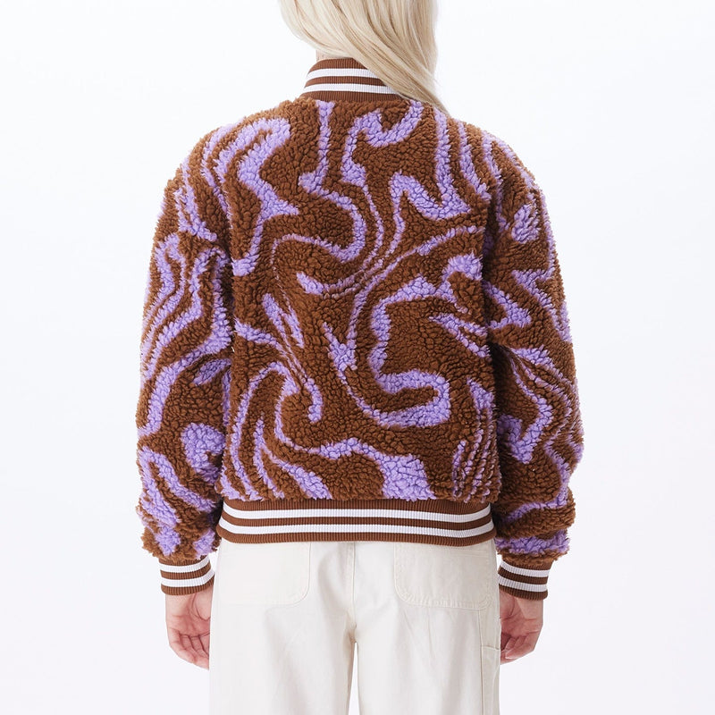 obey giacche OBEY MAZY VARSITY JACKET