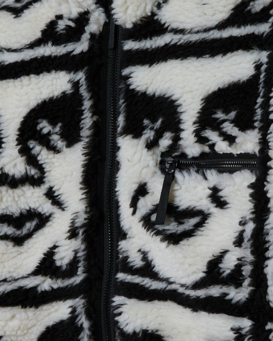 obey Obey Repeated Icon Sherpa Jacket foto 5