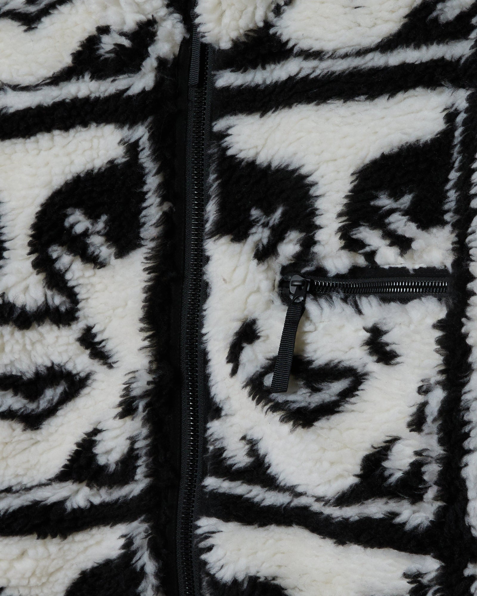 obey giacche Obey Repeated Icon Sherpa Jacket