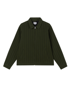 Obey Stripe Zip Up Jacket