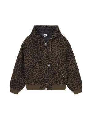 Obey Studded Zip Up Jacket