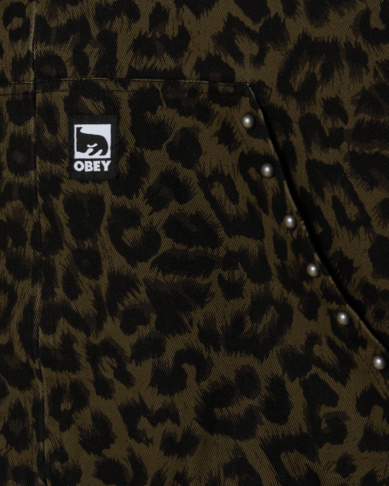 obey giacche Obey Studded Zip Up Jacket