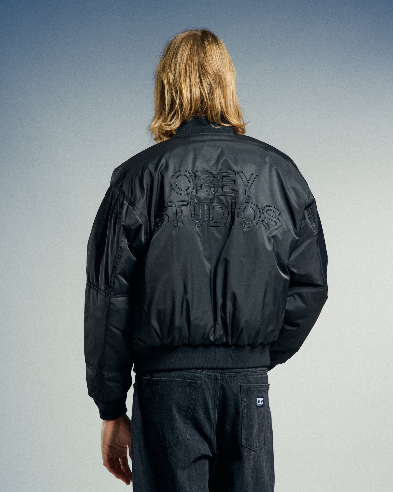 obey giacche Obey Studios Ma 1 Bomber
